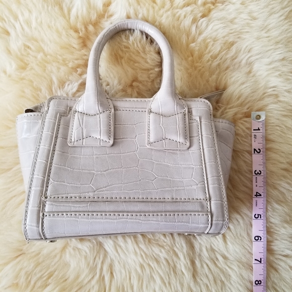 NWOT Zara Animal Print Mini City Bag Grey - Picture 6 of 13